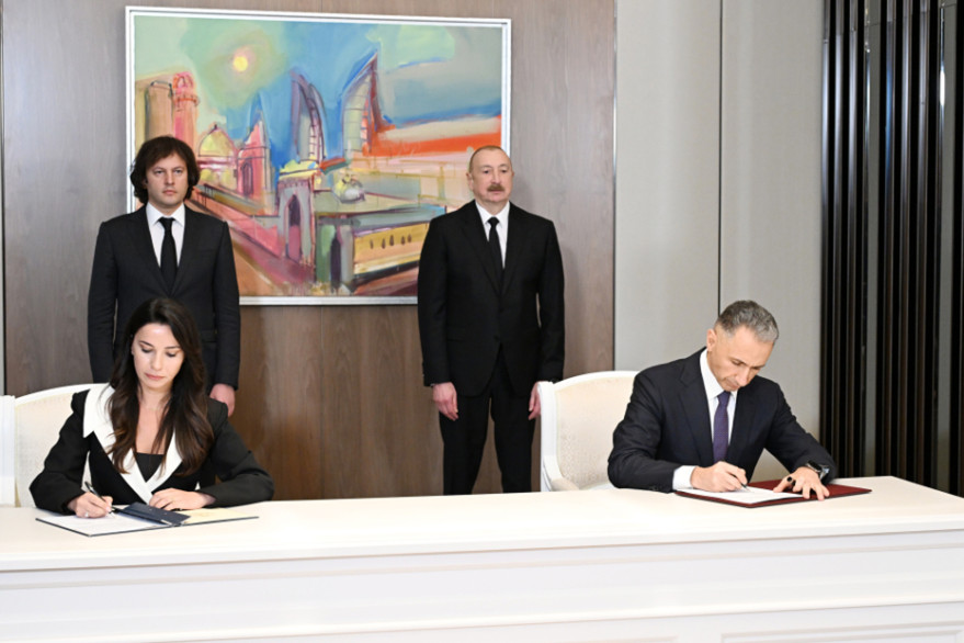 Prezident İlham Əliyevin Gürcüstanın Baş naziri ilə görüşü olub