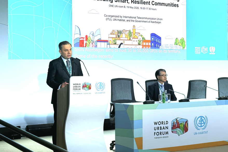 WUF13 çərçivəsində keçirilən iclasda Azərbaycanın milli rəqəmsal transformasiya gündəliyi barədə məlumat verilib