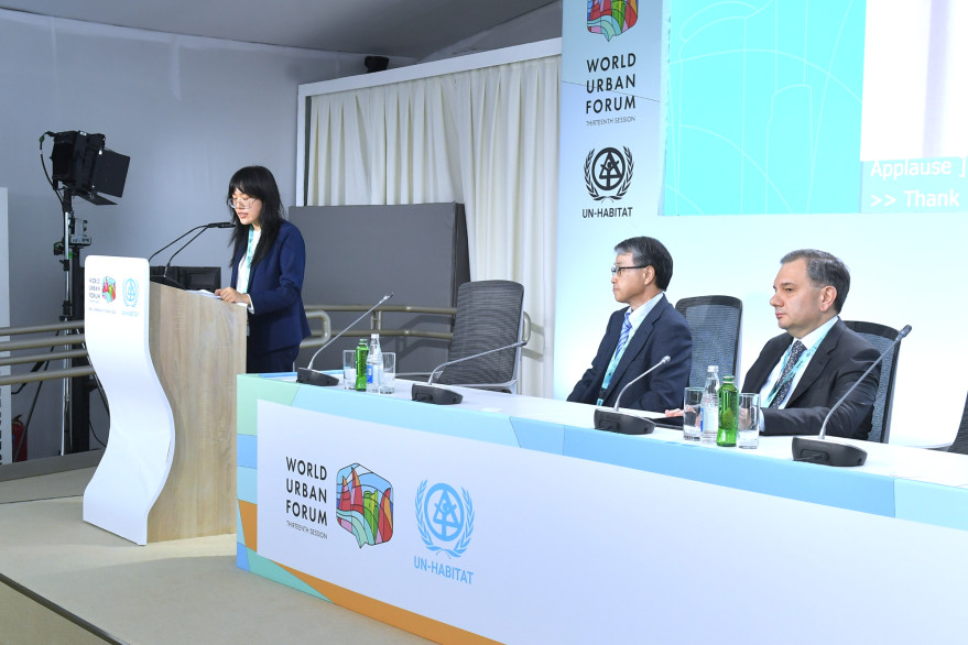 WUF13 çərçivəsində keçirilən iclasda Azərbaycanın milli rəqəmsal transformasiya gündəliyi barədə məlumat verilib