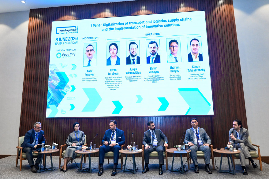 “Bir pəncərə” informasiya sistemi Xəzər Beynəlxalq Nəqliyyat, Tranzit və Logistika Forumunda təqdim olunub
