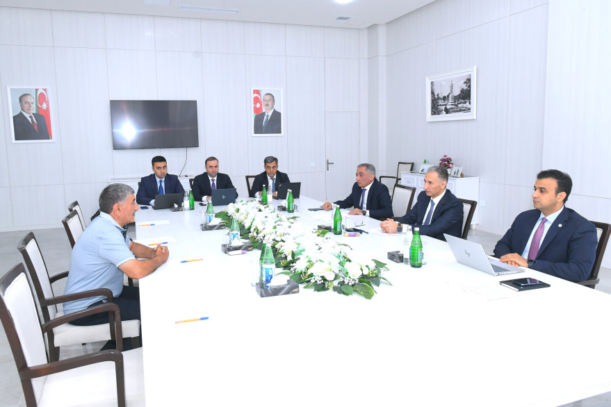 Nazir Rəşad Nəbiyev Ağdamda vətəndaşları qəbul edib