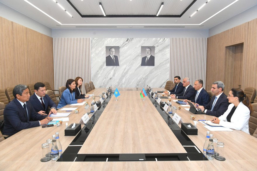 Minister Rashad Nabiyev Meets with Deputy Head of the Presidential Administration of the Republic of Kazakhstan