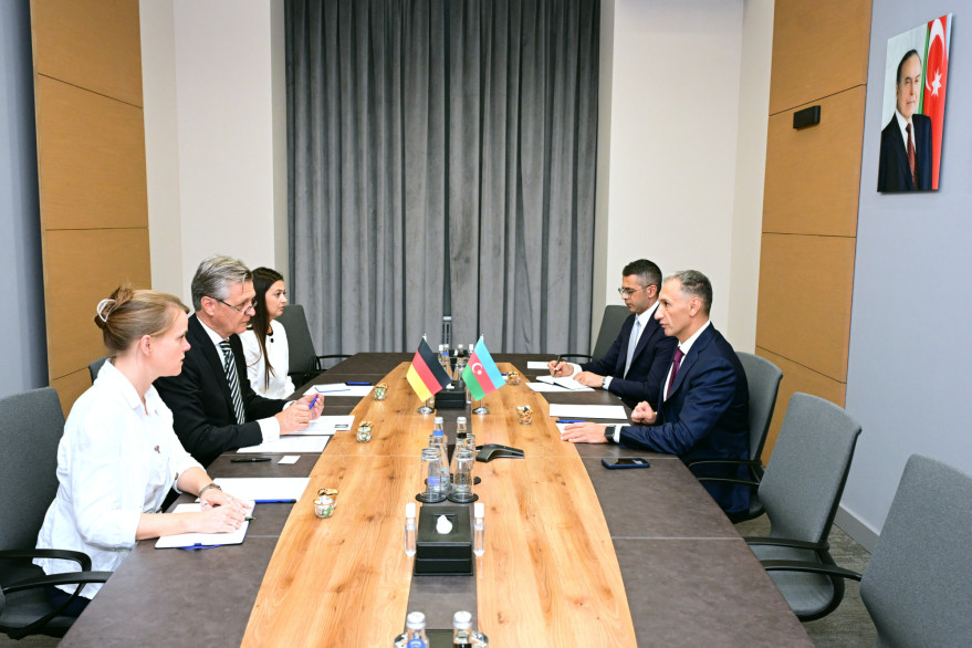 Nazir Rəşad Nəbiyev Almaniyanın Azərbaycandakı səfiri ilə görüşüb