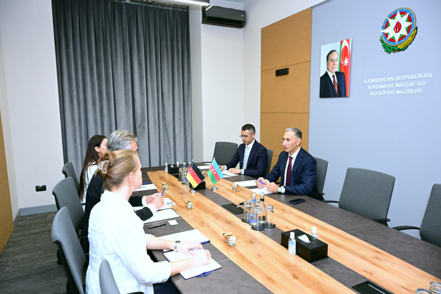 Nazir Rəşad Nəbiyev Almaniyanın Azərbaycandakı səfiri ilə görüşüb