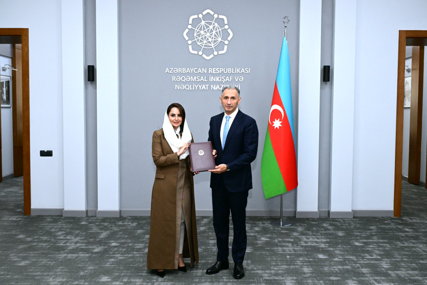 Nazir Rəşad Nəbiyev Rəqəmsal Əməkdaşlıq Təşkilatının baş katibi ilə görüş keçirib