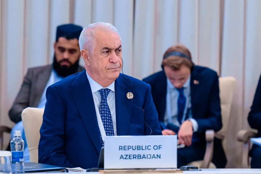 Nazir müavini Astanada “VIII Yeni İpək Yolu” Biznes Forumu və İƏT nəqliyyat nazirlərinin 14-cü görüşündə iştirak edib