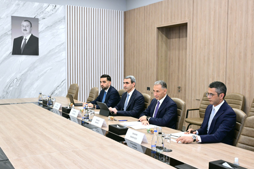 Nazir Rəşad Nəbiyev Niderlandın “C. Steinweg Group” şirkətinin baş icraçı direktoru ilə görüşüb