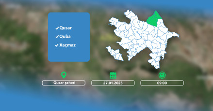 Nazir Rəşad Nəbiyev Qusarda vətəndaşları 27 yanvarda qəbul edəcək