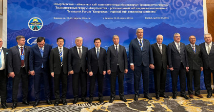 Nazir müavini Bişkekdə keçirilən Beynəlxalq Nəqliyyat Forumunda iştirak edib