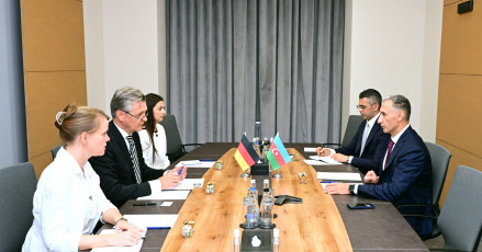 Nazir Rəşad Nəbiyev Almaniyanın Azərbaycandakı səfiri ilə görüşüb