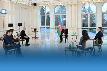 Interview of President Ilham Aliyev to local TV channels