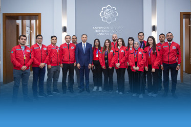 Meeting of Minister Rashad Nabiyev with Azerbaijani winners of TEKNOFEST Turkiye 2023