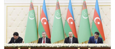 Azerbaijan, Turkmenistan sign bilateral documents