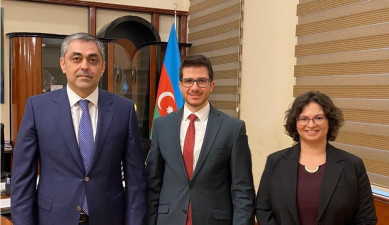 Minister Ramin Guluzade meets with Israeli Ambassador
