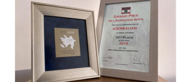 Souvenir sheet “ADR – 100” received Grand Prix of International Philatelic Exhibition