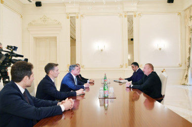 President Ilham Aliyev received CISCO delegation