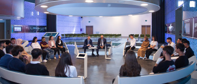 Minister Rashad Nabiyev met with youth in Gakh