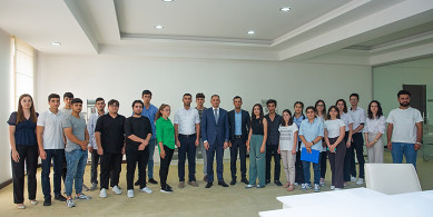 Minister Rashad Nabiyev met with youth in Guba