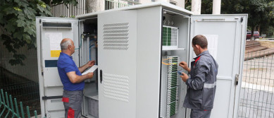 Provision of broadband services via GPON technology started in Ivanovka and Lahij