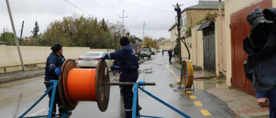 Abşeronun kənd və  qəsəbələrində telekommunikasiya infrastrukturu  yenidən  qurulur