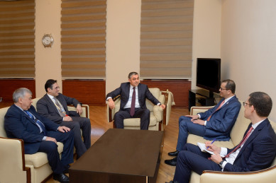 Nazir Ramin Quluzadə ilə Atom Enerjisi üzrə Beynəlxalq Agentliyin baş direktoru vəzifəsini icra edən Kornel Feruta arasında görüş olub