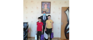 Children of martyrs were visited in connection with June 1 – International Children’s Day