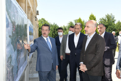 Transport ministers of Azerbaijan and Turkey visited our liberated territories