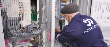Aztelekom Zaqatalada 384 ailənin mənzilini müasir avadanlıqla təmin etdi
