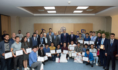 Winners of Republican Olympiad in Informatics among university students awarded