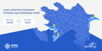 AYNA launches regular bus route to Lachin city