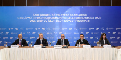 Bakı şəhərində və ətraf ərazilərdə nəqliyyat infrastrukturunun təkmilləşdirilməsinə dair Dövlət Proqramının 2025-ci il üzrə icrasına həsr olunan dəyirmi masa keçirilib