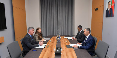 Nazir Rəşad Nəbiyev BP-nin Azərbaycan, Gürcüstan və Türkiyə üzrə regional prezidenti Cio Kristofoli ilə görüşüb