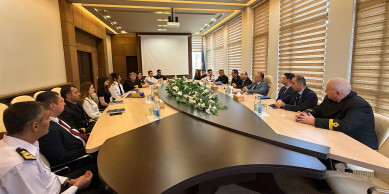 Dövlət Dəniz və Liman Agentliyində Azərbaycanın mexanik sertifikatı əldə edən ilk qadın dənizçisi ilə görüş olub