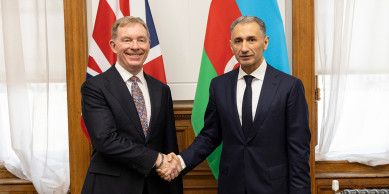 Nazir Rəşad Nəbiyev Böyük Britaniyanın ticarət naziri ilə görüşüb