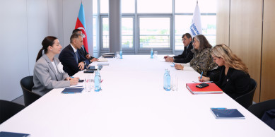 Minister Rashad Nabiyev Meets with UN-Habitat Executive Director