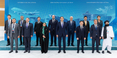 Nazir müavini Astanada “VIII Yeni İpək Yolu” Biznes Forumu və İƏT nəqliyyat nazirlərinin 14-cü görüşündə iştirak edib