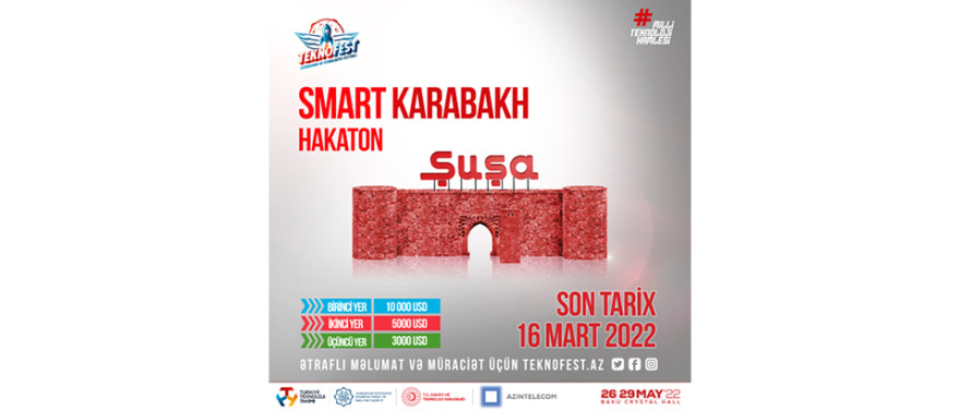 Smart Karabakh hackathon to be held as part of TECHNOFEST