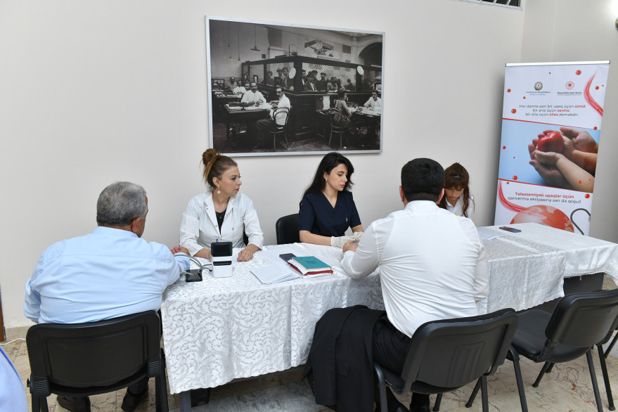 Blood Donation Campaign Held at the Ministry of Digital Development and Transport on occasion of Victory Day