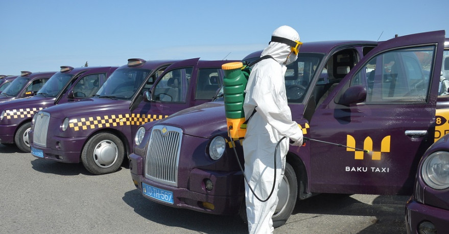 Baku Taxi Service LLC continues preventive measures in its vehicles in connection with coronavirus