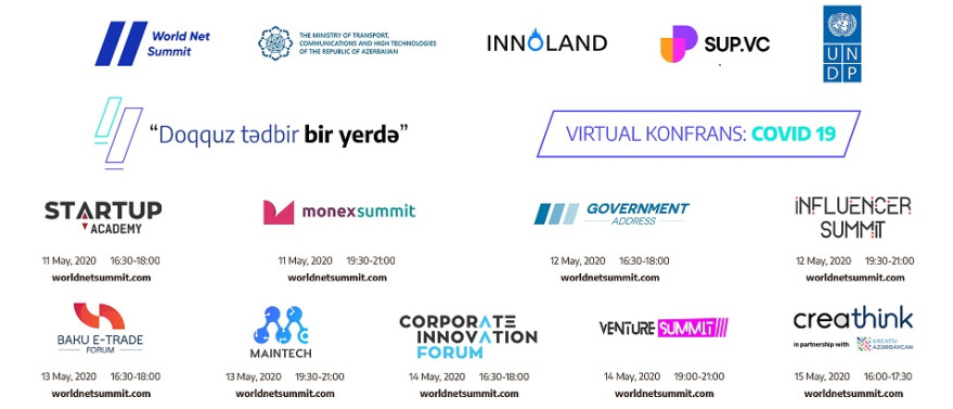 Online conference World Net Summit to be held with support of Ministry of Transport, Communications and High Technologies