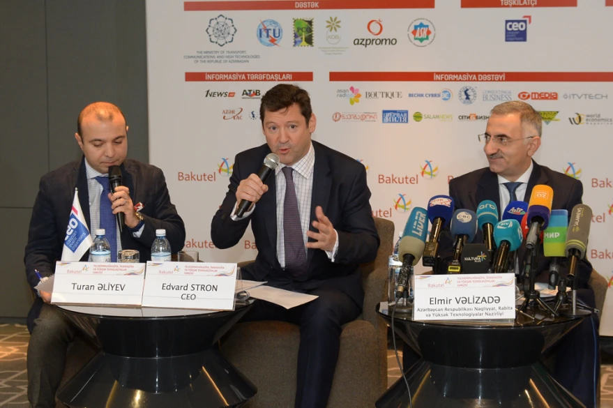  Press conference dedicated to the opening of 24th Azerbaijan International Telecommunications and Information Technologies Exhibition and Conference Bakutel 2018 held