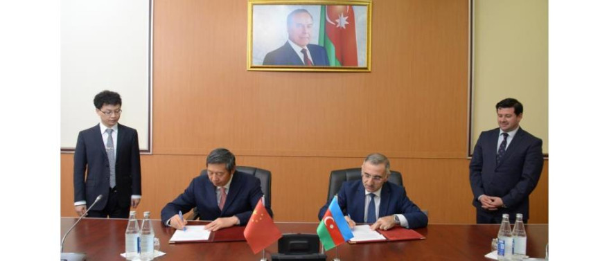 Azərbaycan və Çin nümayəndə heyətləri arasında aparılmış danışıqların yekunlarına dair Protokol imzalanıb