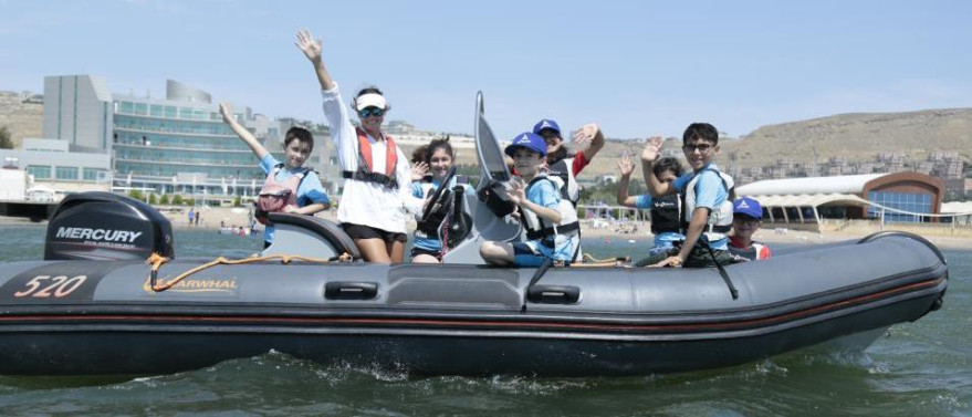 Entertaining and educational event "One Day of Yachting Sports" organized for martyrs' children