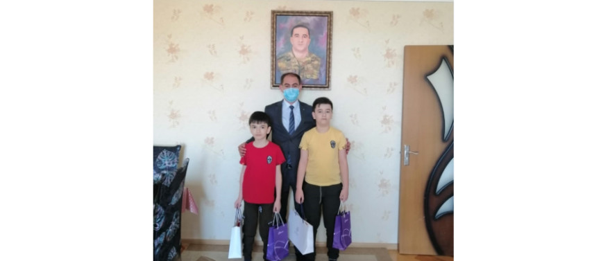 Children of martyrs were visited in connection with June 1 – International Children’s Day