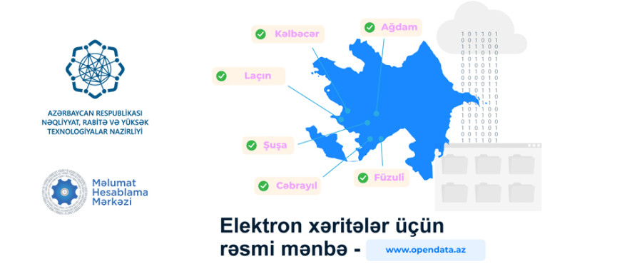 Açıq Məlumatlar Portalına 11 adda coğrafi xidmət əlavə edilib