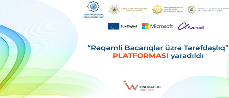 “Rəqəmli bacarıqlar üzrə tərəfdaşlıq” platforması təsis edilib