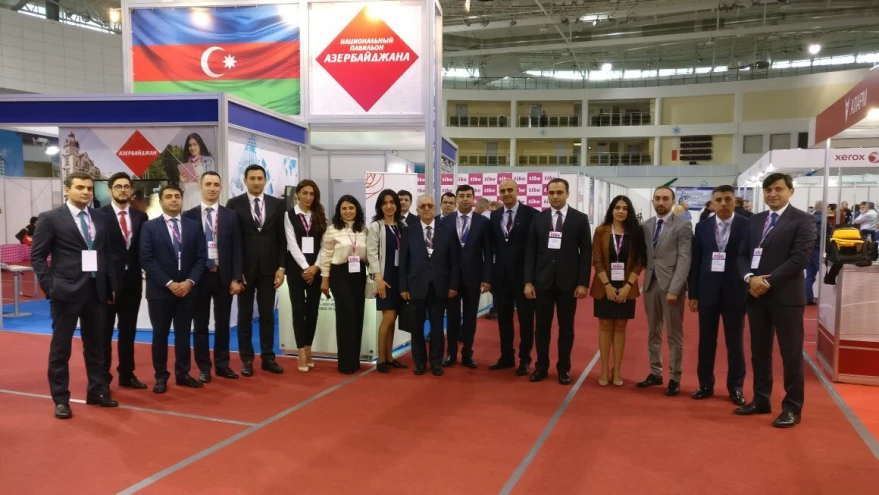 Azerbaijani delegation participating in exhibition-forum TIBO-2018