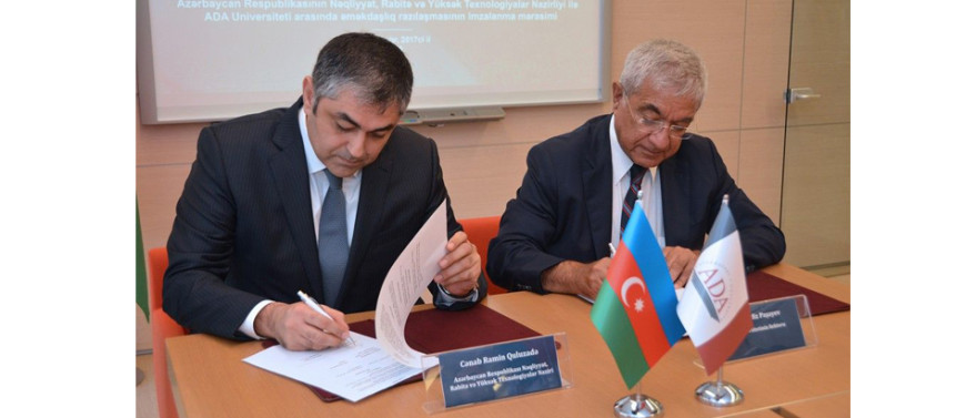 Ministry of Transport, Communications and High Technologies and University ADA to cooperate