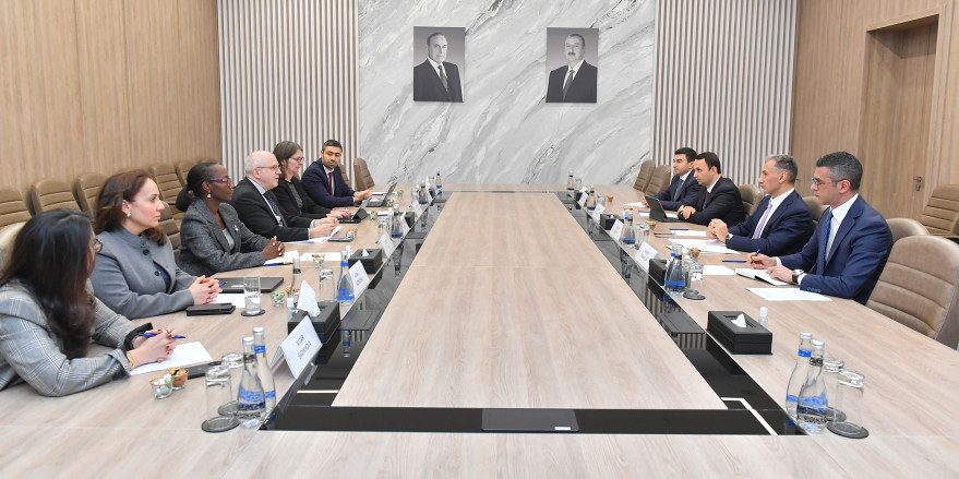 Nazir Rəşad Nəbiyev Dünya Bankının Avropa və Mərkəzi Asiya Regionu üzrə infrastruktur direktoru Çarlz Kormier ilə görüş keçirib