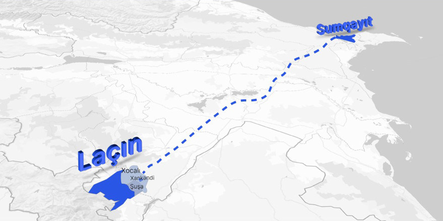 Sumqayıt – Laçın reysi fəaliyyətə başlayır